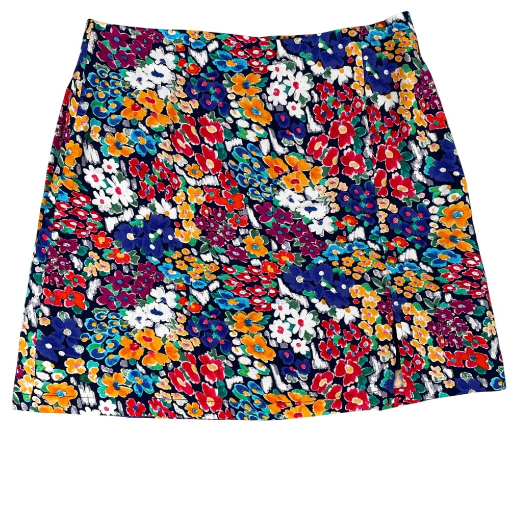 Lost + Wander Renoirs Terrace Mini Skirt Floral Multi Color WSWC06239 Womens M